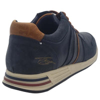 Lloyd & Pryce Mens Tommy Bowe Mens Laced Navy Leather Shoe By Lloyd & Pryce - Skelton