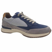 Lloyd & Pryce Mens Tommy Bowe Mens Navy Lace Up Trainer By Lloyd & Pryce -  Paisami