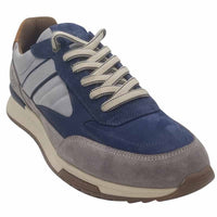 Lloyd & Pryce Mens Tommy Bowe Mens Navy Lace Up Trainer By Lloyd & Pryce -  Paisami