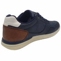 Lloyd & Pryce Mens Tommy Bowe Mens Navy Lace Up Trainer By Lloyd & Pryce -  Twenty Four