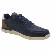 Lloyd & Pryce Mens Tommy Bowe Mens Navy Lace Up Trainer By Lloyd & Pryce -  Twenty Four