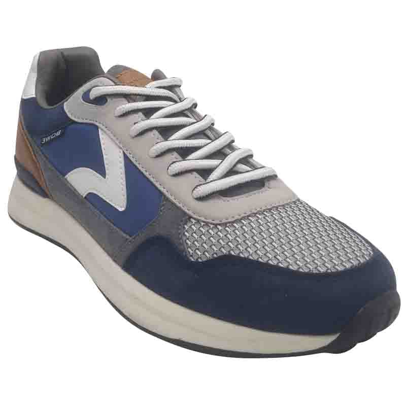 Lloyd & Pryce Mens Tommy Bowe Mens Navy Lace Up Trainer By Lloyd & Pryce -  Wallis