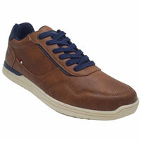 Lloyd & Pryce Mens Tommy Bowe Mens Tan Lace Up Trainer By Lloyd & Pryce -  Twenty Four