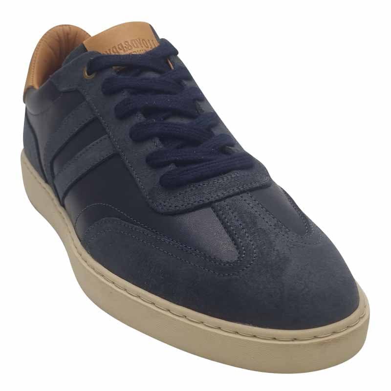 Lloyd & Pryce Mens Tommy Bowe Navy Lace Up Trainer By Lloyd & Pryce -  Tizzano