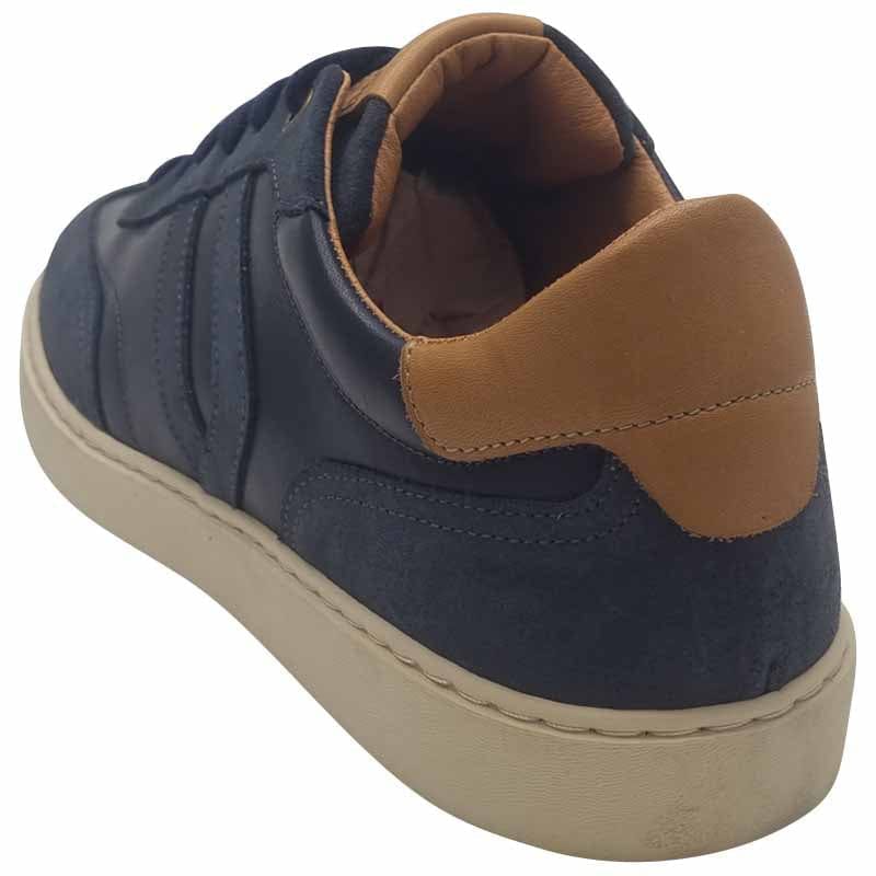 Lloyd & Pryce Mens Tommy Bowe Navy Lace Up Trainer By Lloyd & Pryce -  Tizzano