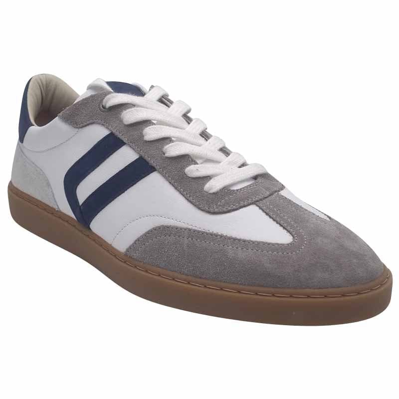 Lloyd & Pryce Mens Tommy Bowe White Lace Up Trainer By Lloyd & Pryce -  Tizzano