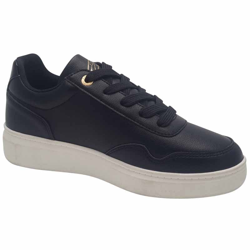 Lloyd & Pryce Womens 3UK / BLACK Tommy Bowe Black Leather Laced Shoe By Llyod & Pryce - Scarratt