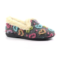 Lunar Womens 4UK / GREY Lunar Grey Women's Slipper - Truffle - KLA230