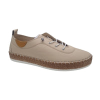 Lunar Womens BEIGE / 4UK Lunar Womens Beige Plimsoll Shoes - Evie