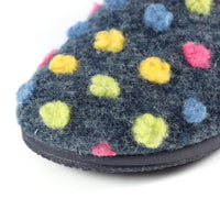Lunar Womens Lunar Blue Polka Dot Womens Slipper - Montreal - KLA126