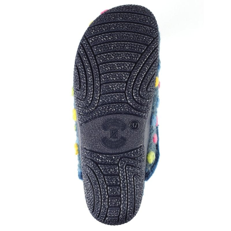 Lunar Womens Lunar Blue Polka Dot Womens Slipper - Montreal - KLA126