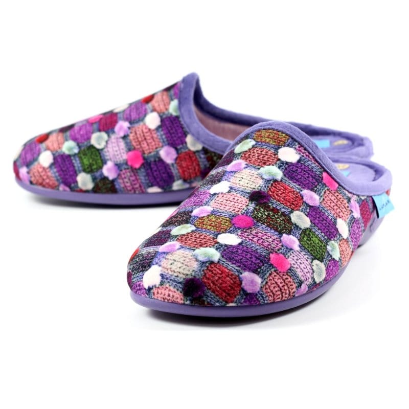 Lunar Womens Lunar Purple Womens Slipper - Crackle - KLA096PP