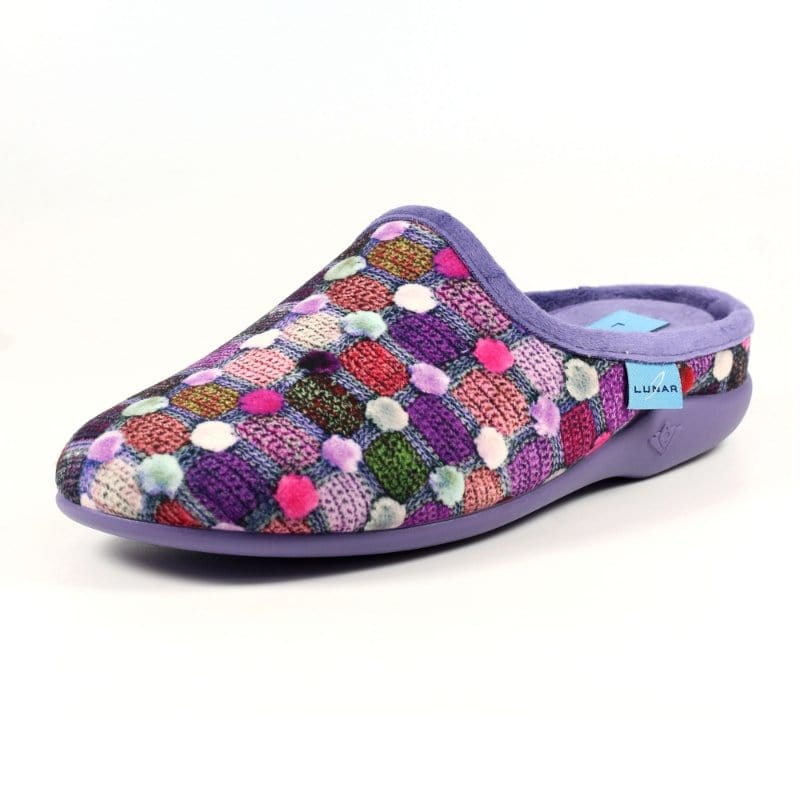 Lunar Womens Lunar Purple Womens Slipper - Crackle - KLA096PP