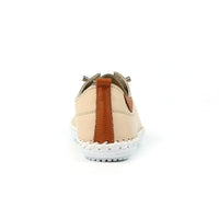 Lunar Womens Lunar Womens Beige Plimsoll Shoes - St. Ives