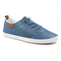 Lunar Womens Lunar Womens Blue Plimsoll Shoes - St. Ives