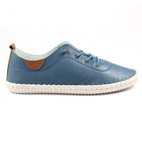 Lunar Womens Lunar Womens Blue Plimsoll Shoes - St. Ives