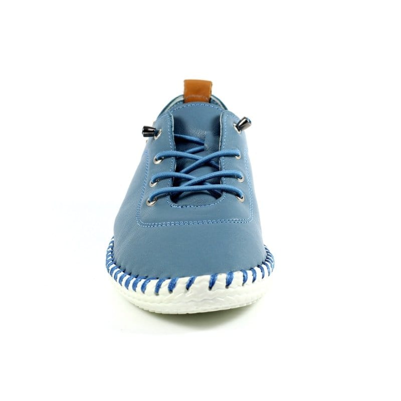 Lunar Womens Lunar Womens Blue Plimsoll Shoes - St. Ives