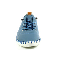 Lunar Womens Lunar Womens Blue Plimsoll Shoes - St. Ives