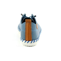 Lunar Womens Lunar Womens Blue Plimsoll Shoes - St. Ives