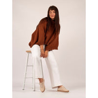 Lunar Womens Lunar Womens Cream Slip On Evie Leather Plimsoll - FLE050