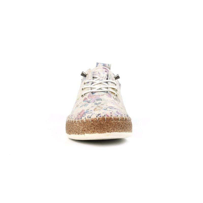 Lunar Womens Lunar Womens Multi Slip On Iva Leather Plimsoll - FLE051