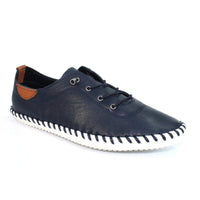Lunar Womens Lunar Womens Navy Plimsoll Shoes - St. Ives