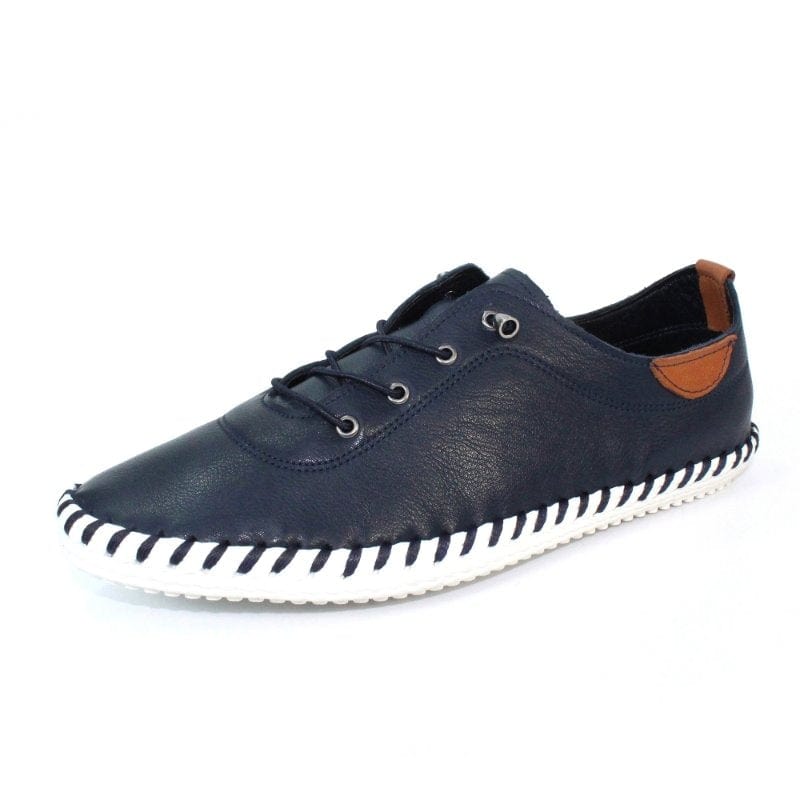 Lunar Womens Lunar Womens Navy Plimsoll Shoes - St. Ives