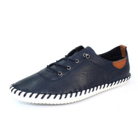 Lunar Womens Lunar Womens Navy Plimsoll Shoes - St. Ives