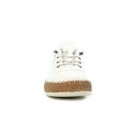 Lunar Womens Lunar Womens White Plimsoll Shoes - Evie
