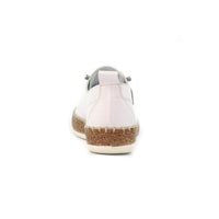 Lunar Womens Lunar Womens White Plimsoll Shoes - Evie