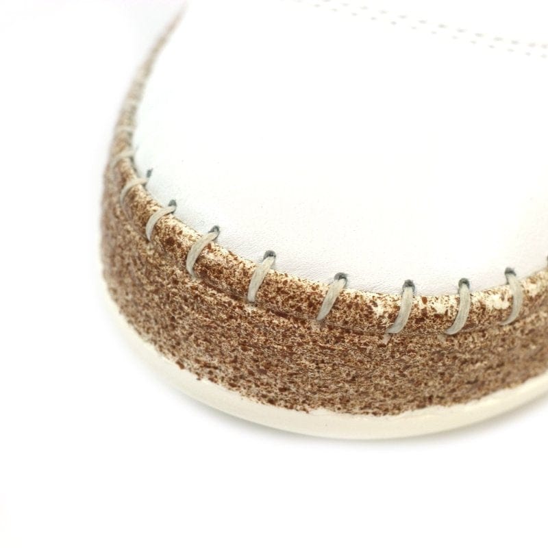 Lunar Womens Lunar Womens White Slip On Evie Leather Plimsoll - FLE050