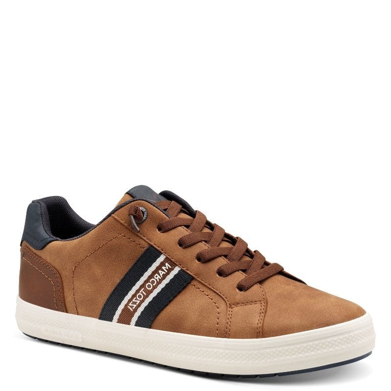 Marco Tozzi Men Mens 7UK / BROWN Marco Tozzi Mens Brown Striped Trainer 2-13619-44