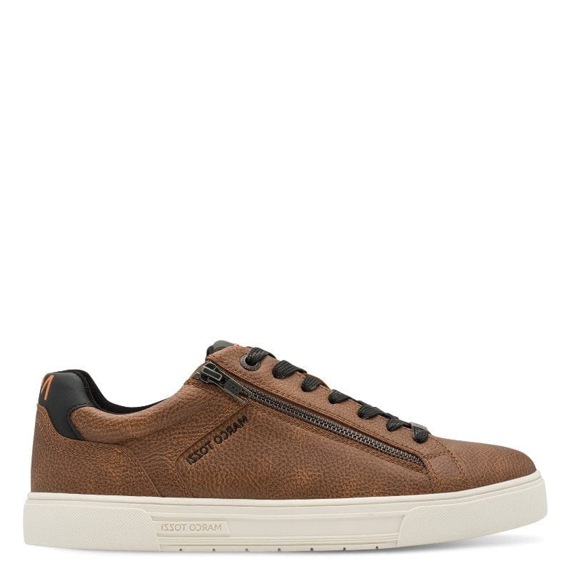 Marco Tozzi Mens Marco Tozzi Mens Brown Side Zip Fashion Trainer 2-13612-44