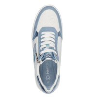 Marco Tozzi Mens Marco Tozzi Womens White And Blue Fashion Trainer 2-23710-44