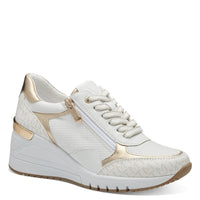 Marco Tozzi Womens 3UK / WHITE Marco Tozzi Womens White Comb Fashion Trainer 2-23738-41