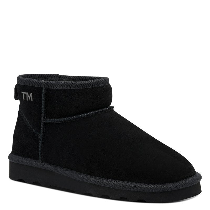 Marco Tozzi Womens BLACK / 3UK Marco Tozzi Womens Black Slip-On Ankle Boots 2-26484-45