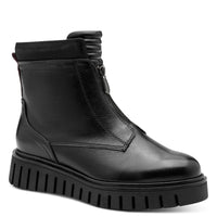 Marco Tozzi Womens BLACK / 3UK Marco Tozzi Womens Black Zip High Ankle Boots 2-25473-45