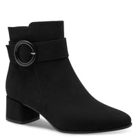 Marco Tozzi Womens BLACK / 4UK Marco Tozzi Womens Black Side Zip Ankle Boot 2-25328-45
