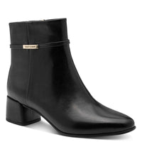 Marco Tozzi Womens BLACK / 4UK Marco Tozzi Womens Black Side Zip Block Heel Ankle Boot 2-25378-47