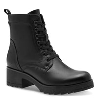 Marco Tozzi Womens BLACK / 4UK Marco Tozzi Womens Black Side Zip High Ankle Boots 2-25262-41