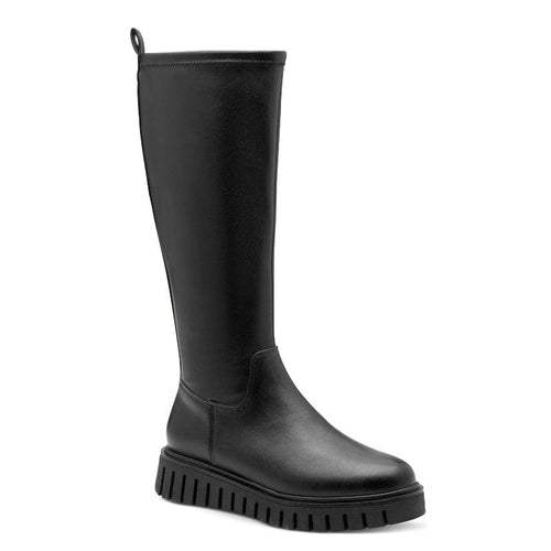 Marco Tozzi Womens BLACK / 4UK Marco Tozzi Womens Black Side Zip Knee Boots 2-25622-45