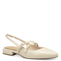 Marco Tozzi Womens CREAM / 4UK Marco Tozzi Womens Cream Slingback Shoe 2-29409-44