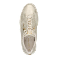 Marco Tozzi Womens Marco Tozzi Womens Beige Lace Up Fashion Trainer 2-23724-44