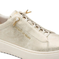 Marco Tozzi Womens Marco Tozzi Womens Beige Lace Up Fashion Trainer 2-23724-44