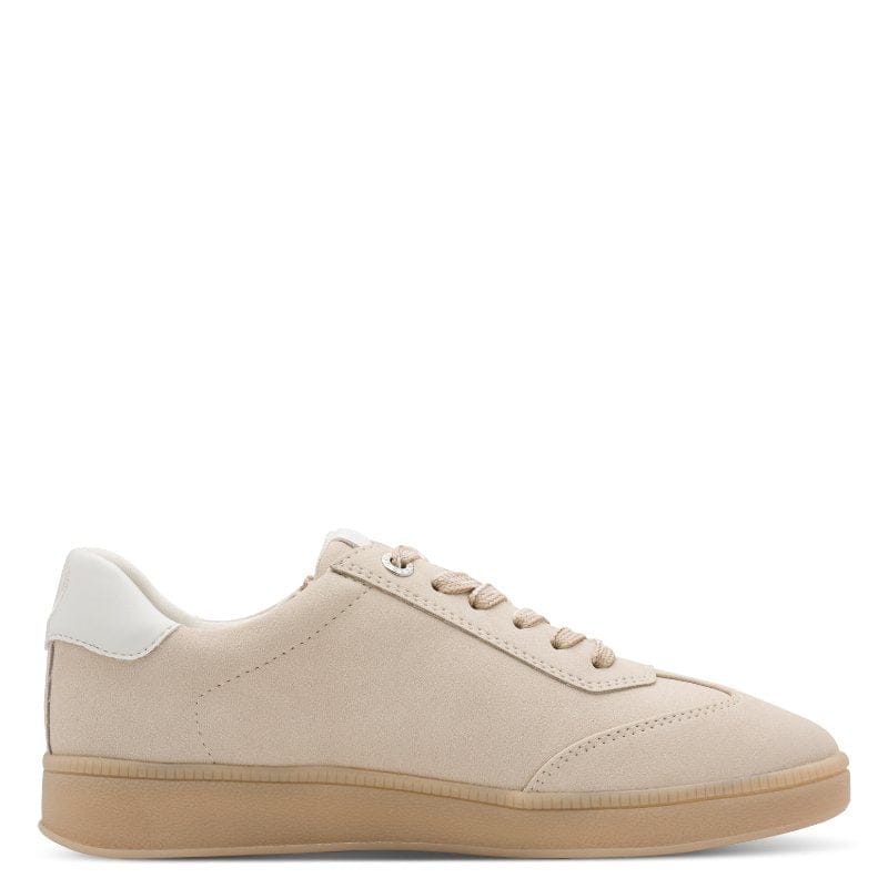 Marco Tozzi Womens Marco Tozzi Womens Beige Side Zip Fashion Trainer 2-23736-46