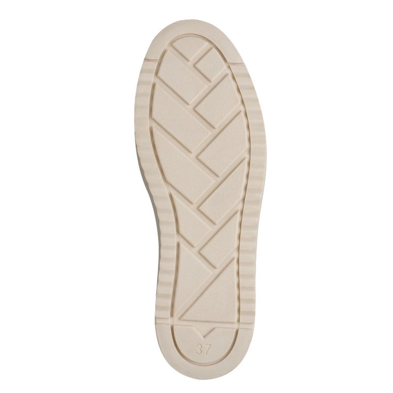 Marco Tozzi Womens Marco Tozzi Womens Beige Side Zip Fashion Trainer 2-23774-45