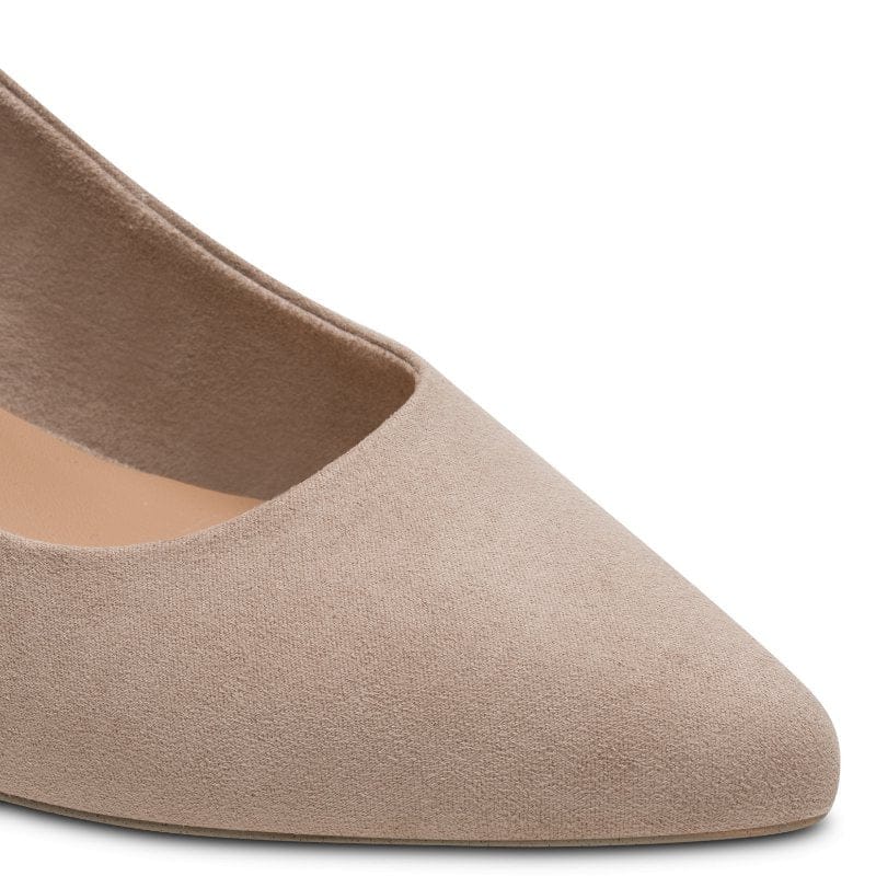 Marco Tozzi Womens Marco Tozzi Womens Beige Slip On Stiletto Heel Shoe 2-22418-41