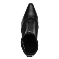 Marco Tozzi Womens Marco Tozzi Womens Black Front Zip High Heel Ankle Boot 2-25334-47