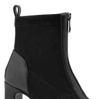 Marco Tozzi Womens Marco Tozzi Womens Black Front Zip High Heel Ankle Boot 2-25334-47
