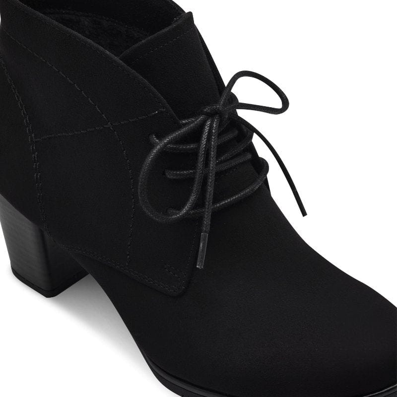 Marco Tozzi Womens Marco Tozzi Womens Black Lace Up Ankle Boot 2-25107-41